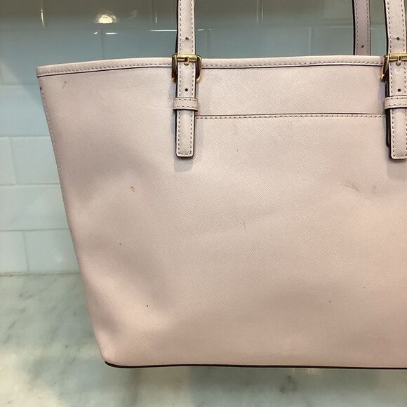 Michael Kors Jet Set Carry All Leather Tote - Picture 4 of 16